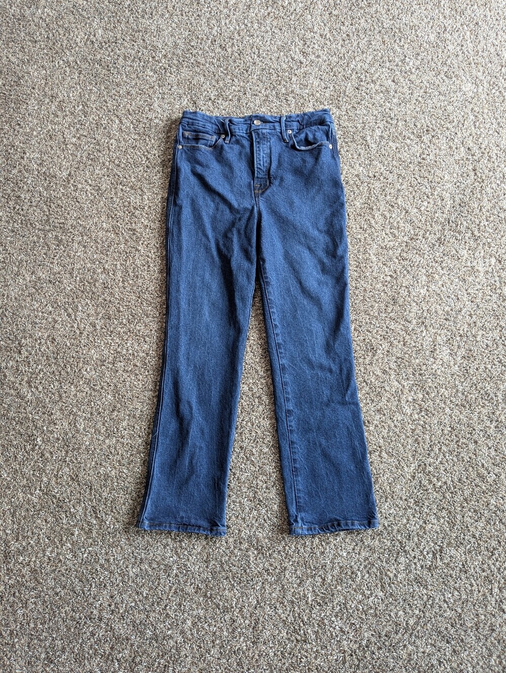 Good American Good Curves Straight Jeans Size 10/30